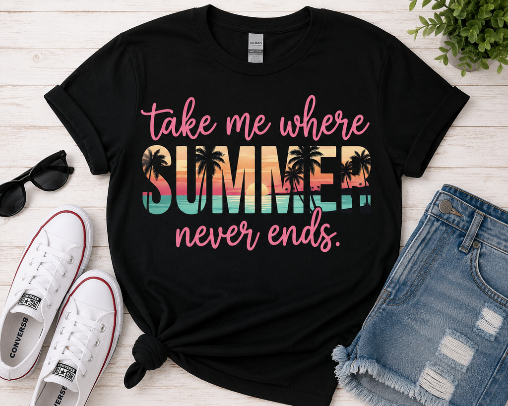 Take Me Where Summer Never Ends Graphic Tee