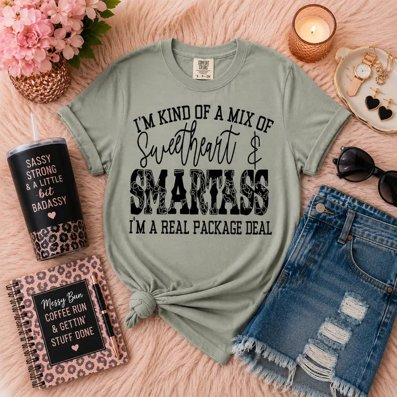 Sweetheart & Smartass Graphic Tee