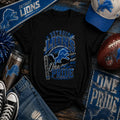Detroit Lions One Pride Glitter Game Day Graphic Tee