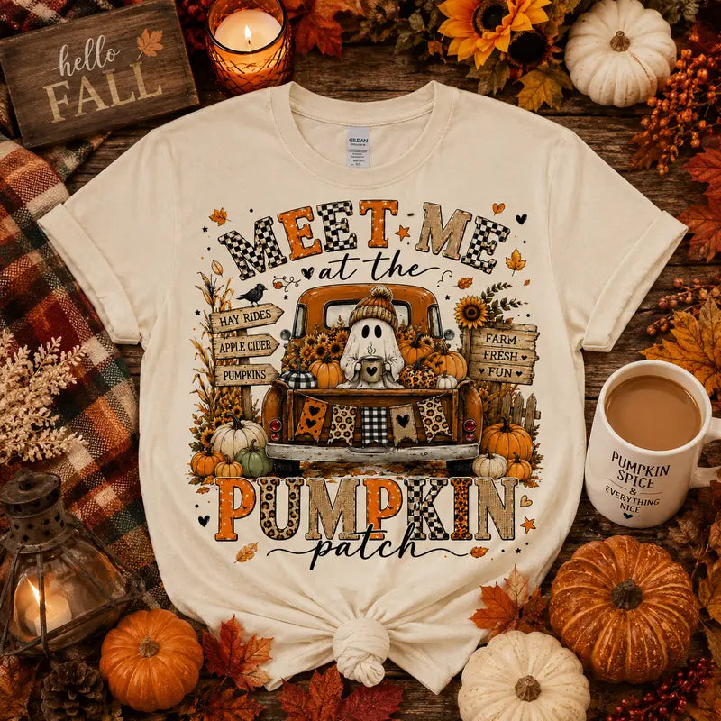 Meet Me at the Pumpkin Patch Graphic Tee