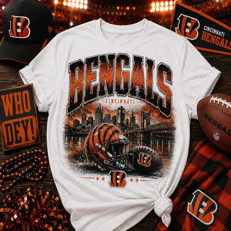 Cincinnati Bengals Skyline Graphic Tee