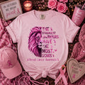Strongest Warriors Have the Most Scars Breast Cancer Awareness Graphic Tee
