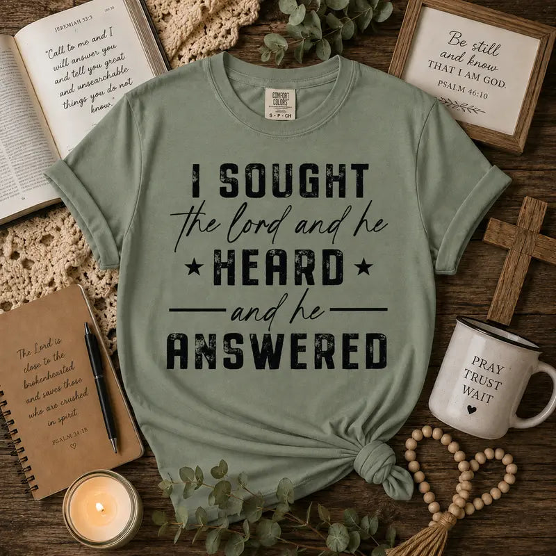 I Sought The Lord Graphic Tee