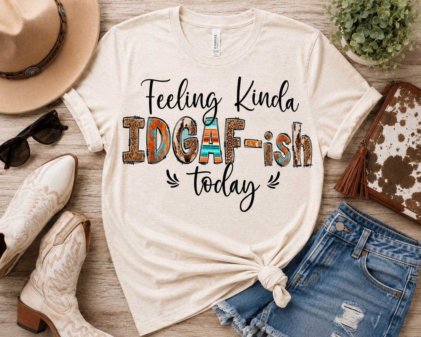 Feeling Kinda IDGAF-ish Today Graphic Tee