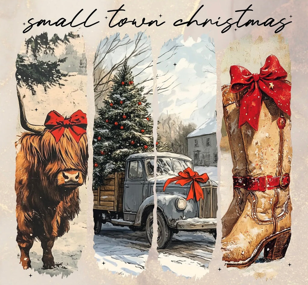 Small Town Christmas Graphic Tee