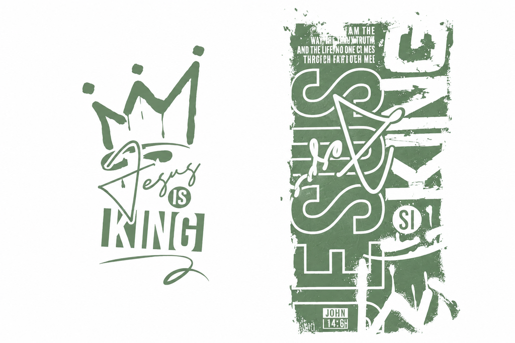 Jesus Is King Front & Back Graphic Tee