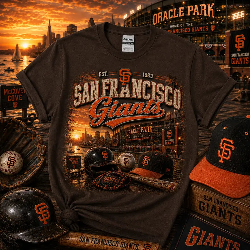 San Francisco Giants Oracle Park Baseball Fan Shirt