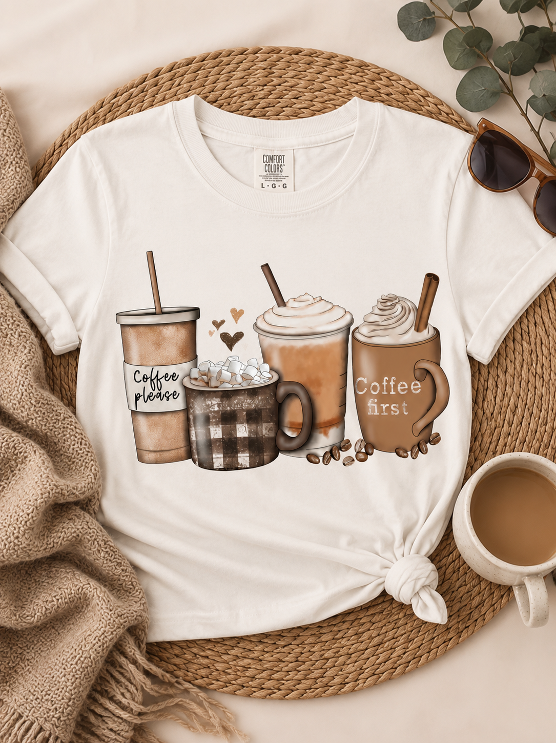 Coffee Please Graphic Tee