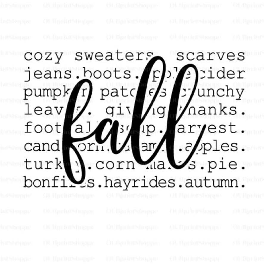Fall Favorites Graphic Tee