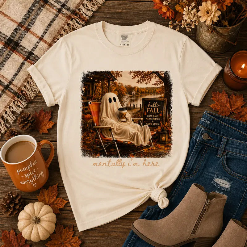 Mentally I'm Here Graphic Tee