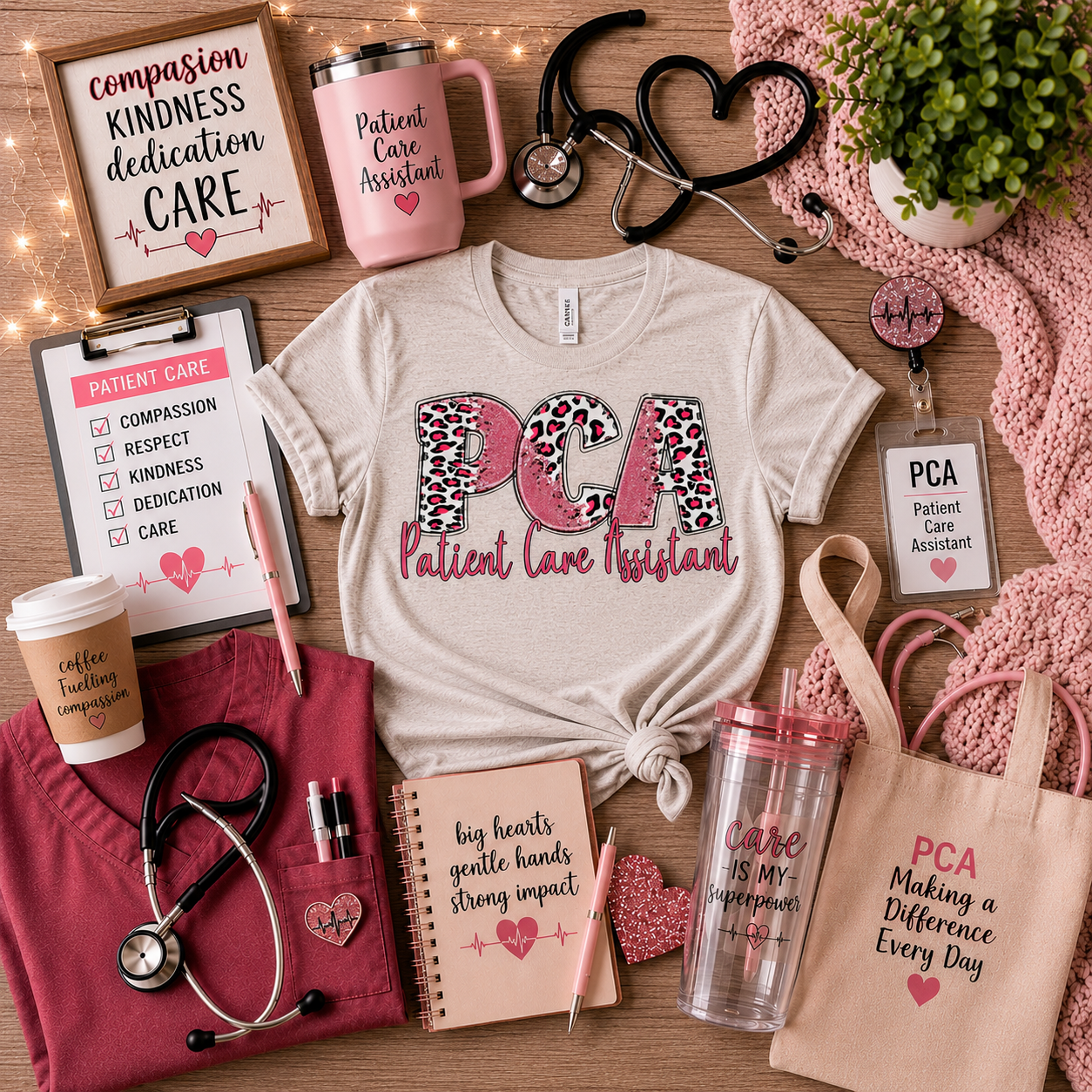 PCA Patient Care Assistant Graphic Tee
