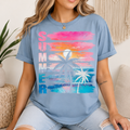 Summer Sunset Tropical Graphic Tee