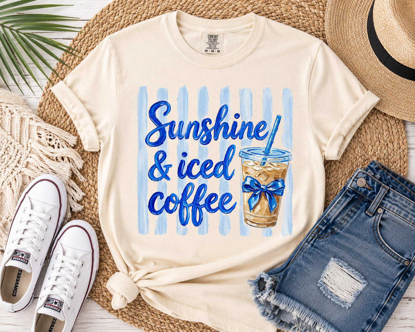 Sunshine & Iced Coffee Graphic Tee