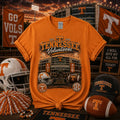 Tennessee Volunteers Vintage Stadium Graphic Tee | Neyland Stadium | Vols Football Shirt