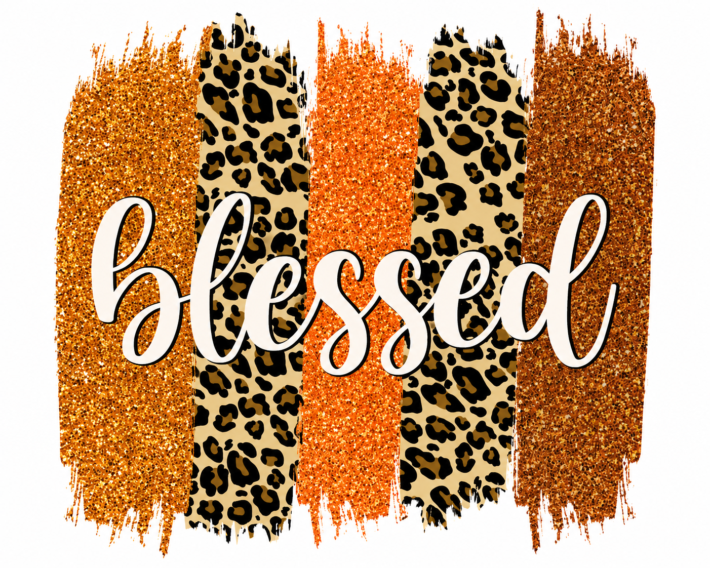 Blessed Leopard Fall Graphic Tee