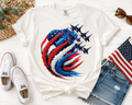 Freedom Flight Patriotic Graphic Tee