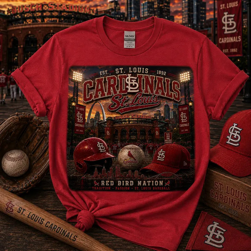 St. Louis Cardinals Busch Stadium Graphic Tee