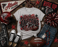 Atlanta Falcons Rise Up Glitter Game Day Graphic Tee
