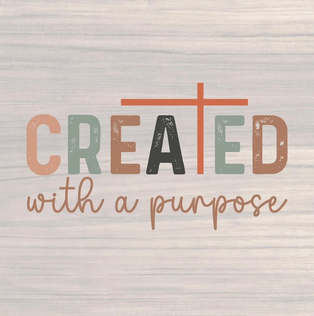 Created With a Purpose Christian Graphic Tee
