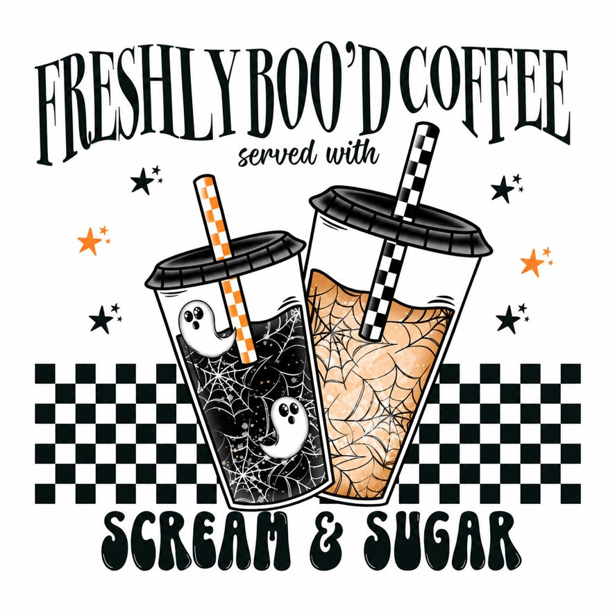 Freshly Boo’d Coffee Halloween Coffee Graphic Tee