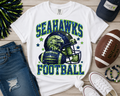 Seattle Football Glitter Graphic Tee