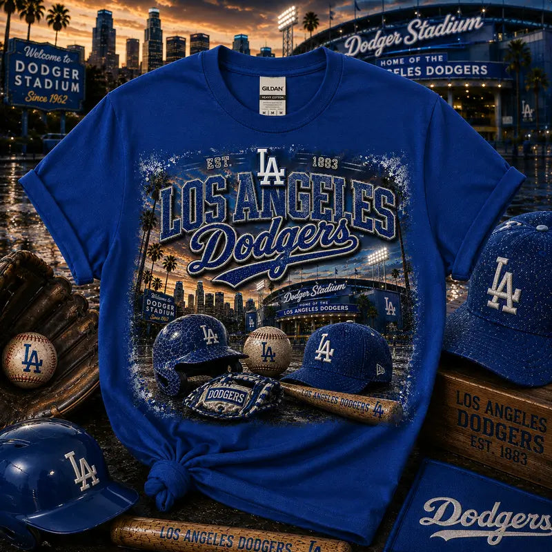 Los Angeles Dodgers Dodger Stadium Graphic Tee