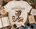 Fueled By Caffeine & Chaos Graphic Tee