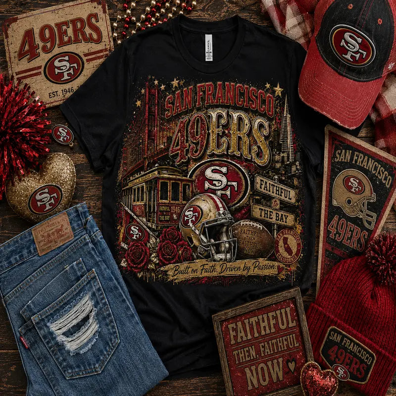 San Francisco 49ers Faithful to the Bay Graphic Tee