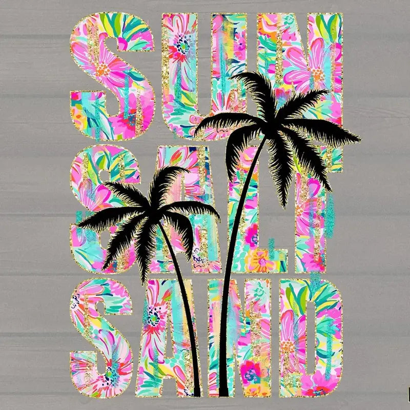 Sun Salt Sand Tropical Graphic Tee
