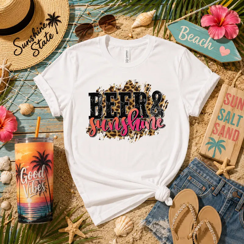 Beer & Sunshine Graphic Tee