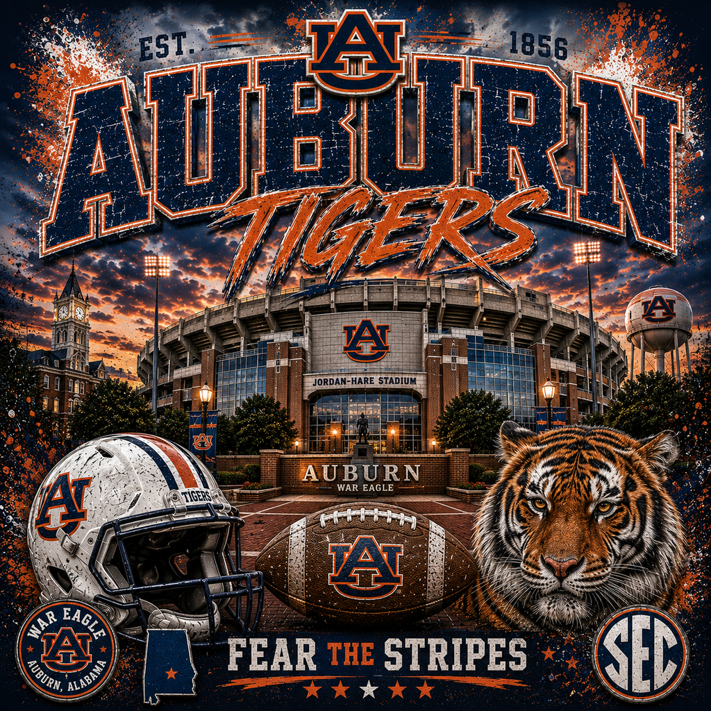 Auburn Tigers | Jordan-Hare Stadium Graphic Tee