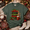 All Booked for Christmas Graphic Tee