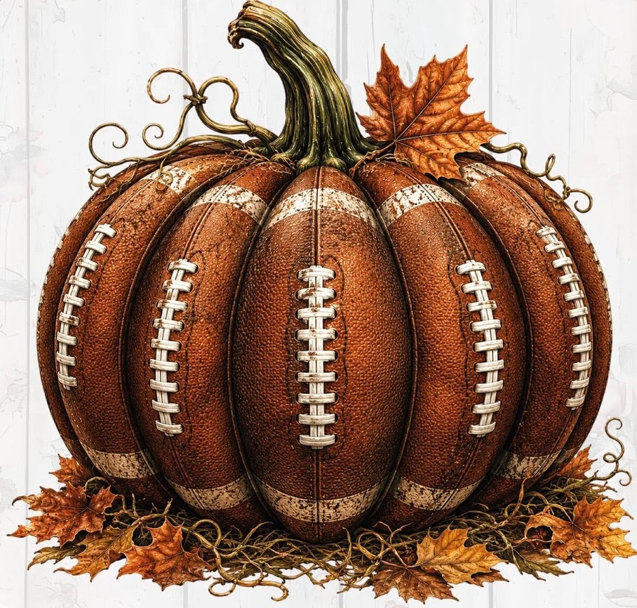 Football Pumpkin | Pumpkin Spice & Everything Nice Graphic Tee | Cozy Fall Shirt