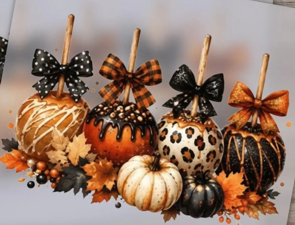 Fall Caramel Apples Graphic Tee