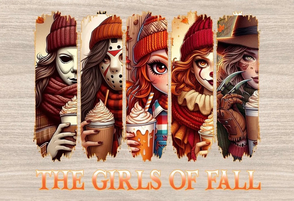 The Girls of Fall Graphic Tee | Cozy Autumn Halloween Shirt