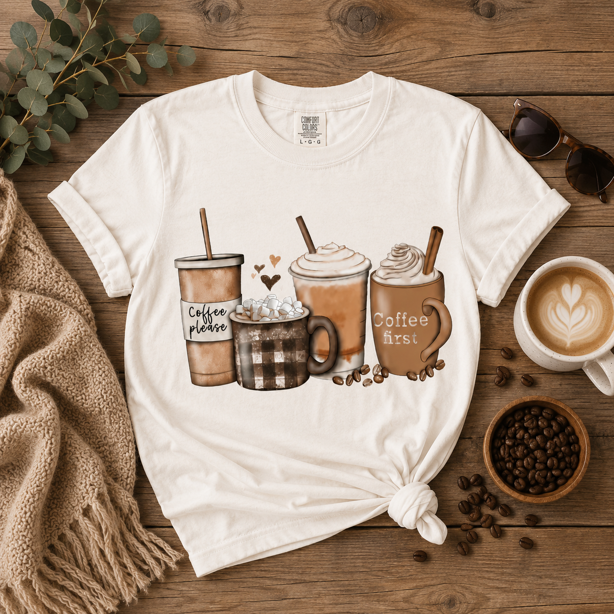 Coffee Please Graphic Tee