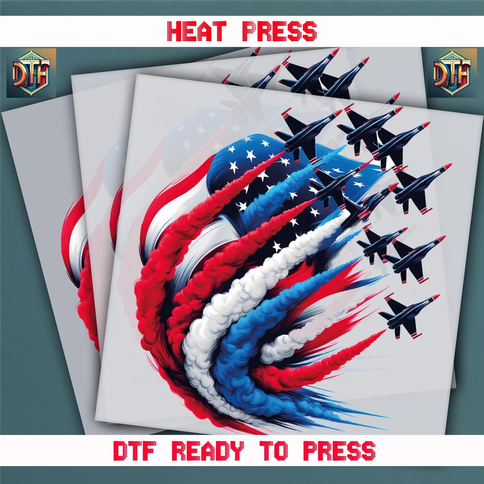Freedom Flight Patriotic Graphic Tee