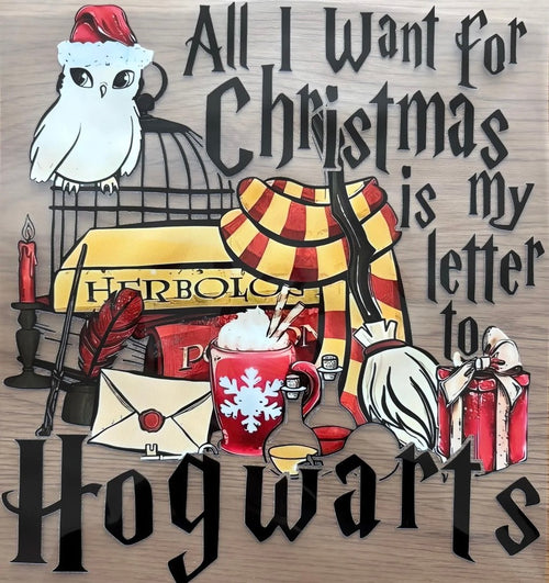 All I Want for Christmas Is My Letter to Hogwarts Graphic Tee