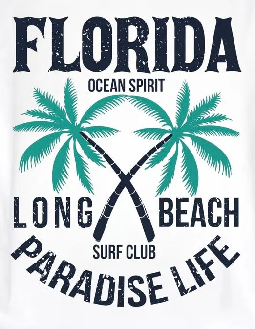 Florida Ocean Spirit Paradise Life Graphic Tee