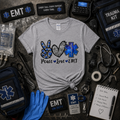 Peace Love EMT Graphic Tee
