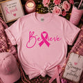 Believe Breast Cancer Awareness Graphic Tee