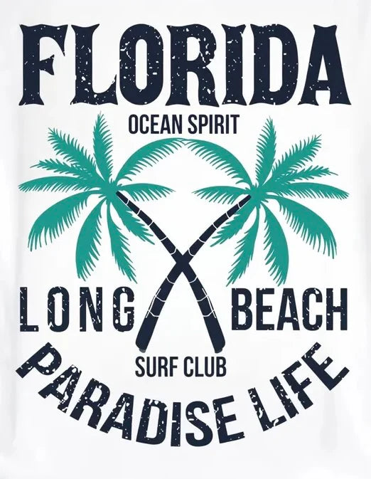 Florida Ocean Spirit Paradise Life Graphic Tee