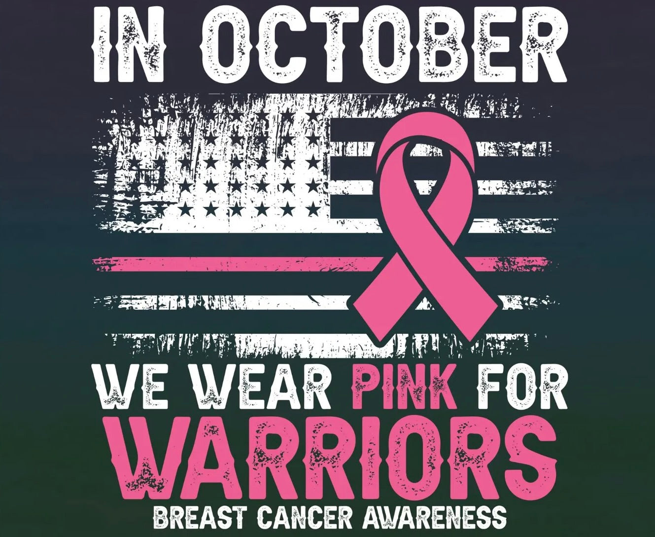 In October We Wear Pink for Warriors