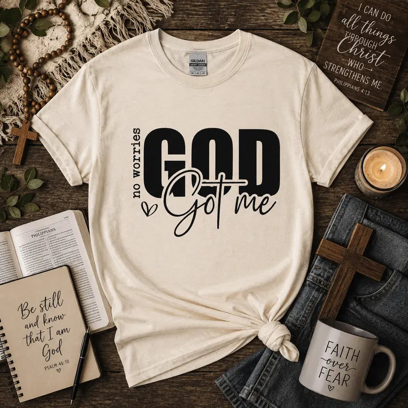 God Got Me – Christian Faith Graphic Tee
