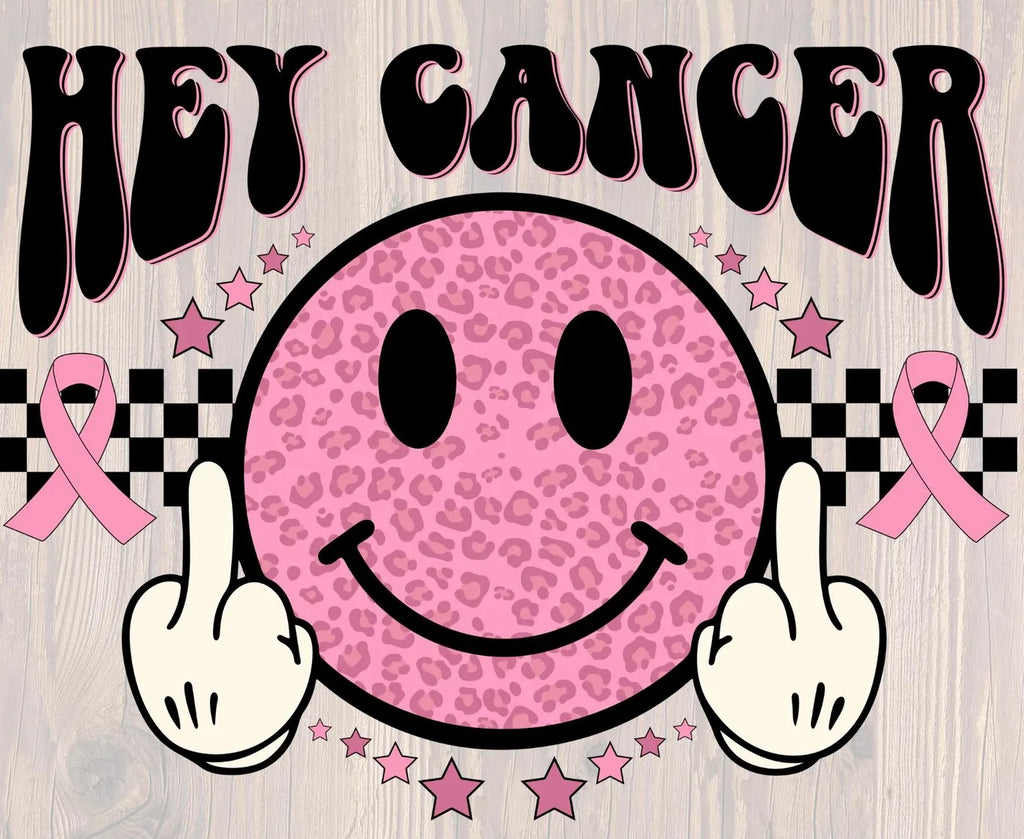 Hey Cancer Breast Cancer Awareness Graphic Tee