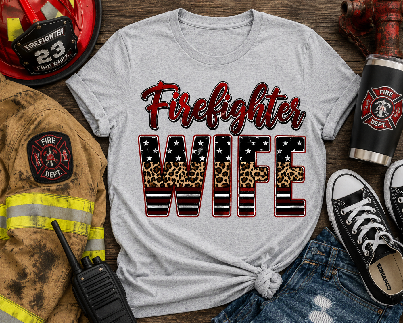 Firefighter Wife Graphic Tee