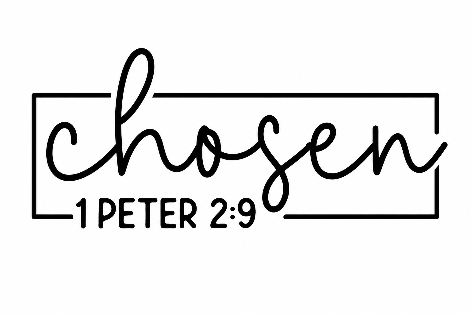 Chosen – 1 Peter 2:9 Graphic Tee