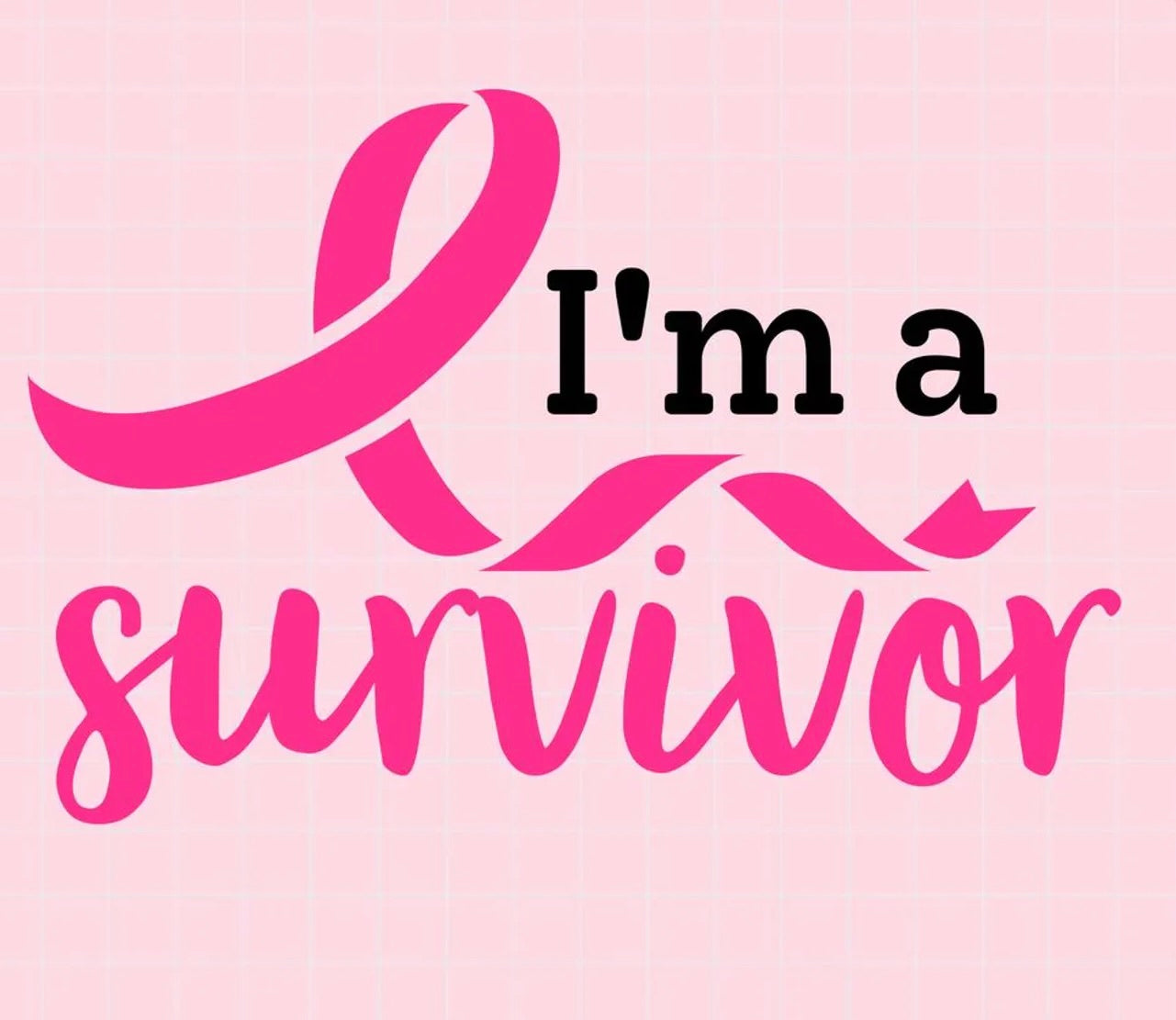 I’m a Survivor Breast Cancer Awareness Graphic Tee