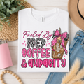 Fueled By Iced Coffee & Audacity Graphic Tee