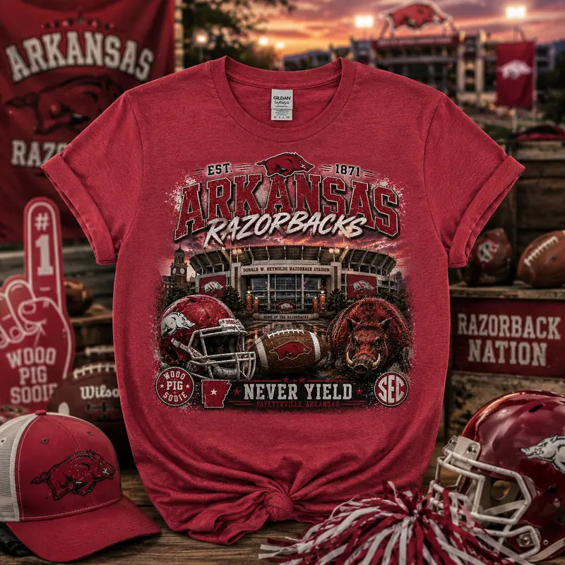 Arkansas Razorbacks | Donald W. Reynolds Razorback Stadium Graphic Tee
